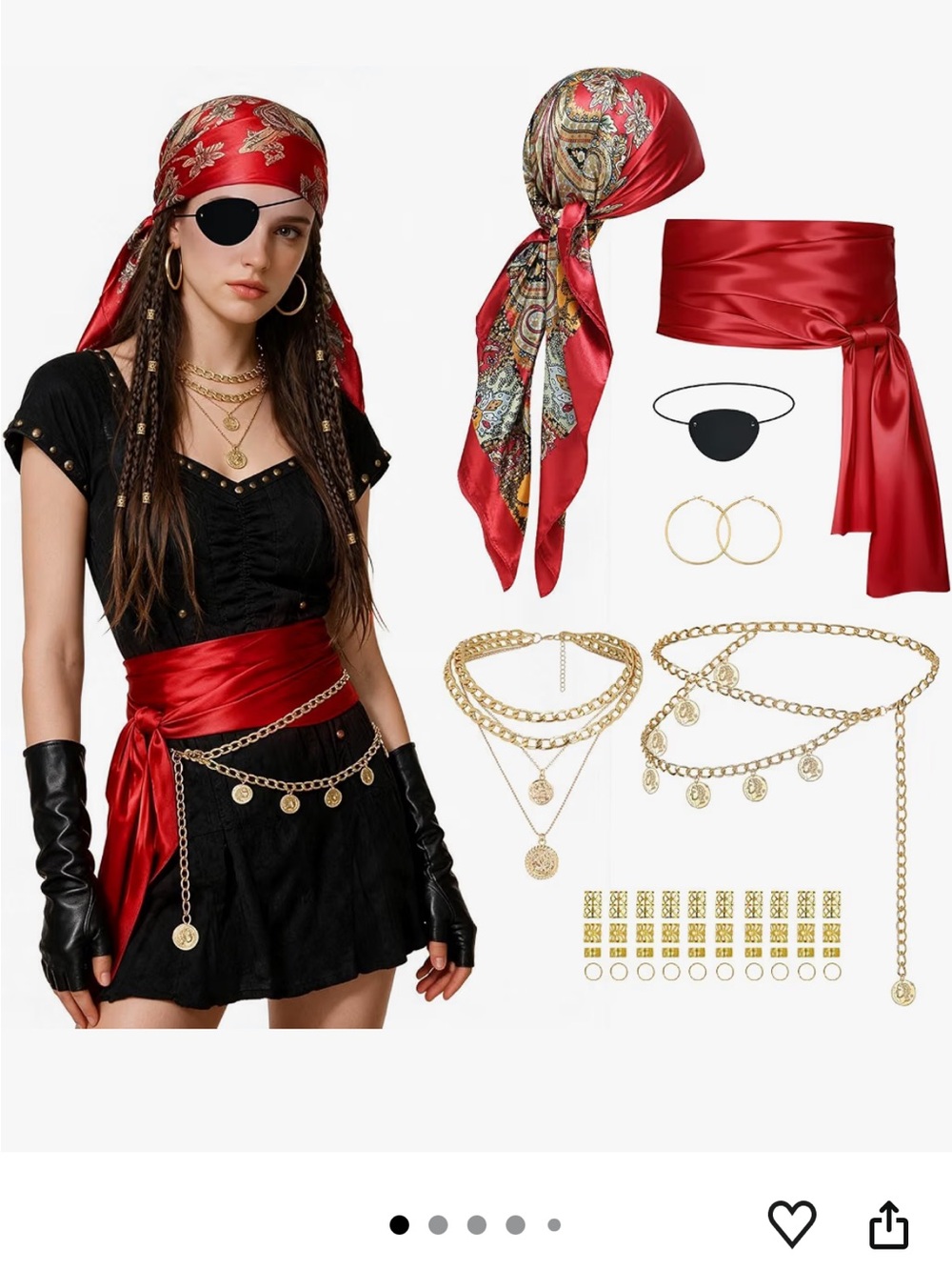 Pirates costume accessories